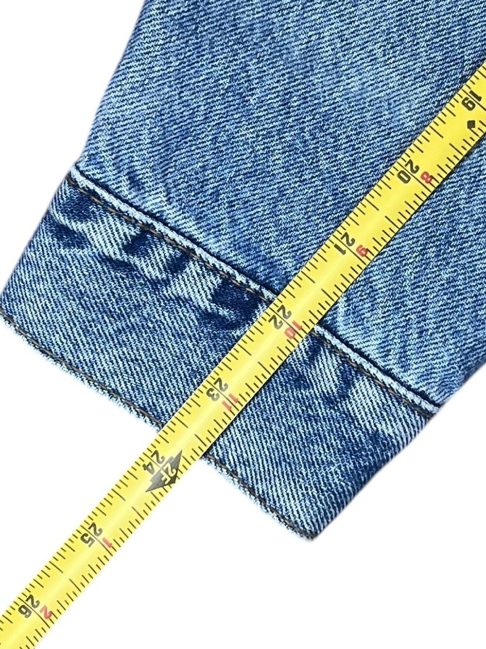 Levi’s 70507-0389 90s Vintage Blue Denim Trucker Jacket Mens Small USA - Picture 10 of 12
